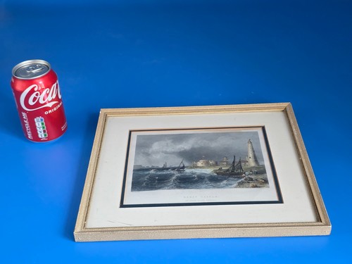 Framed print hurst castle - framed,