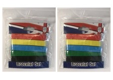 10 Football Bands Bracelets England Wristbands Boys Birthday Party Bag Fillers