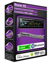 Rover 45 DAB radio, Pioneer car stereo CD USB AUX player, Bluetooth kit