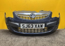 2010-2014 VAUXHALL CORSA D FRONT BUMPER FACELIFT MODEL GEU 22A BLUE COMPLETE