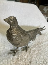 Metal long tailed Pheasant Bird Figurine