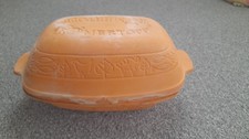 ROMERTOPF 110 BAY  TERRACOTTA UNGLAZED POT ROASTER / BAKING VINTAGE RETRO
