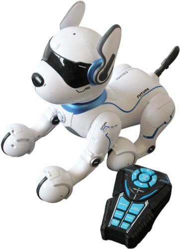Future robot dog white - future,