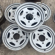 5x Range Rover Classic Wheel Rims 16" 7J Landrover Discovery Steel Very Good