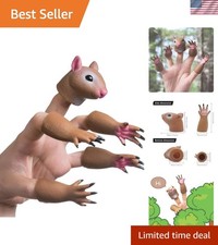 Squirrel Finger Puppet Tiny