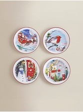 Christmas Scene Dinner Plates