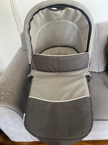 Hauck carrycot grey single - grey,,