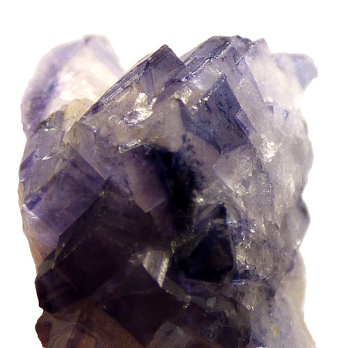 Blue john fluorite - fluorite, crystal