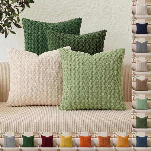 New plain plush cushion - new, cover