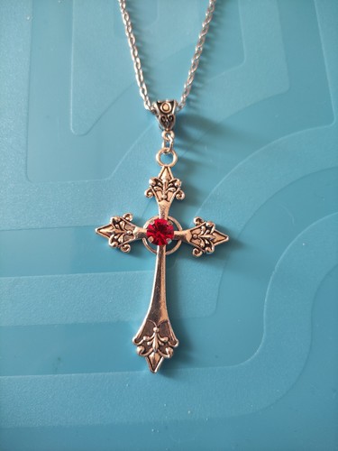 Brand new red diamante cross - brand,
