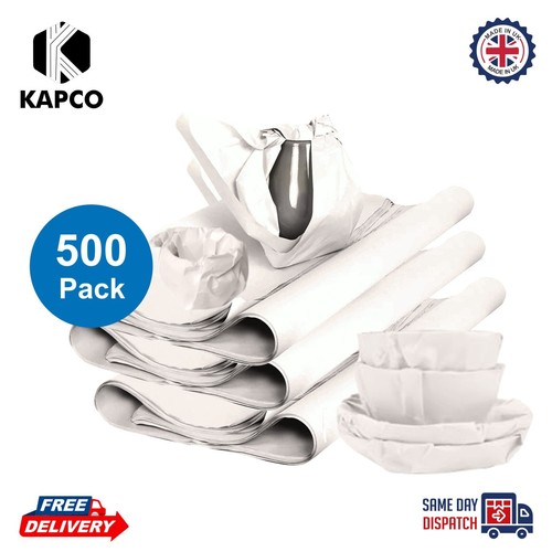 500 white newspaper offcuts - ,
