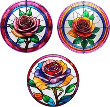 Rose Decorative Stained glass