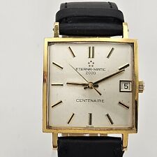 A Mens  Eterna Matic Centenaire 750 18ct Gold Case 29x29mm
