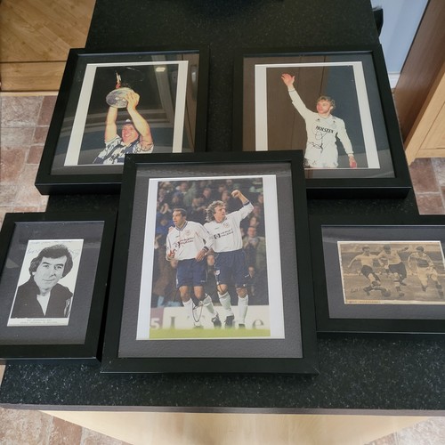 Signed framed tottenham - signed, &