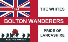 Bolton Wanderers Flag 5 X 3