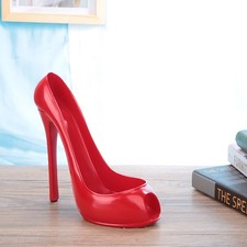 Red Novelty High Heel Shoe Wine Bottle Holder Storage Wine Rack Home Decor NEW