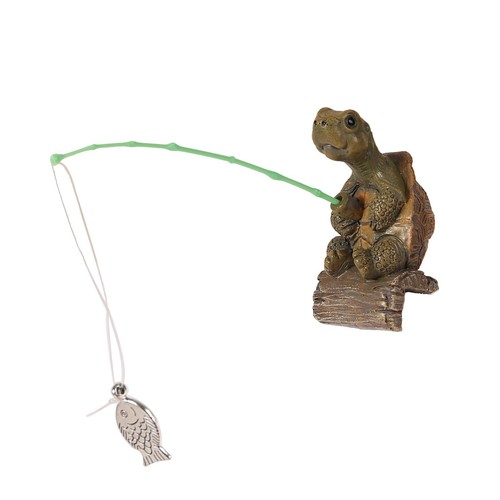 Turtle fishing figurines - turtle,