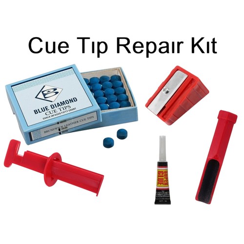 Pool snooker cue tip repair - pool,