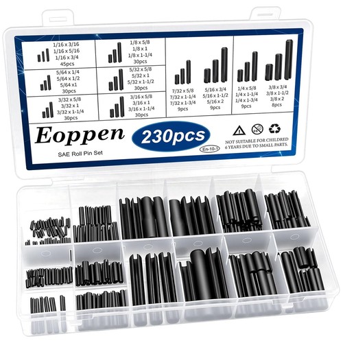 230pcs sae roll pin assortment - sae,