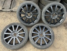 SET 4x FORD FIESTA MK6 ST ST150 17" ALLOY WHEELS & FREE 205 40 17 TYRES 4x108 QQ