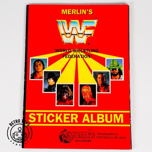 Wwf sticker album 1992 great - wwf,