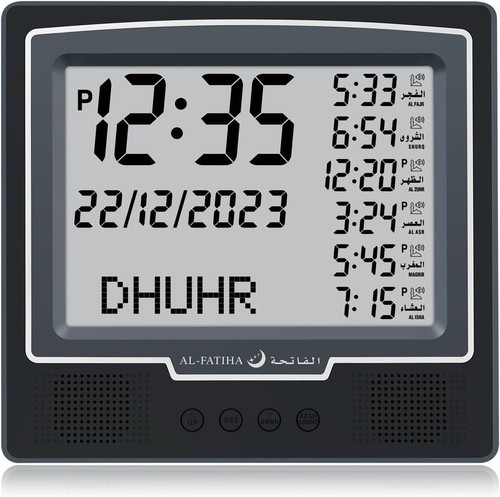 Azan alarm table - table, clock