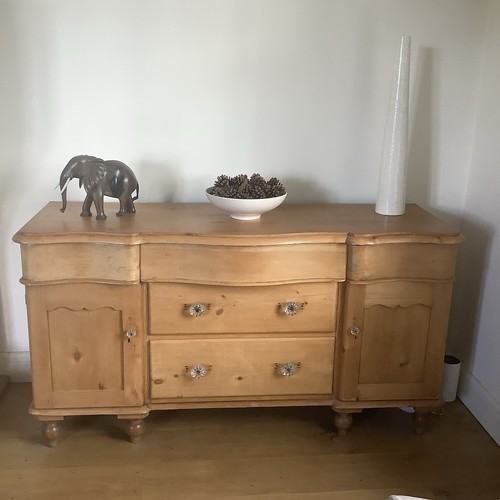 Antique pine sideboard - antique,