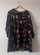 Masai Black Floral Tunic Dress