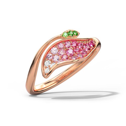 2ct simulated pink - simulated,