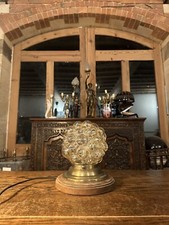 Vintage Bubble Glass Table