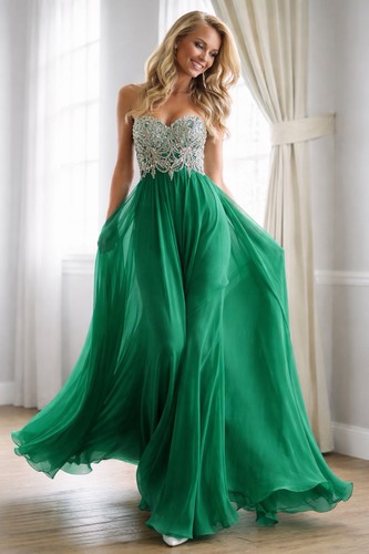 Sherri hill emerald strapless - hill,