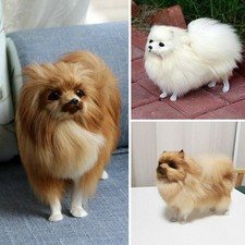 Realistic Plush Pomeranian Dog
