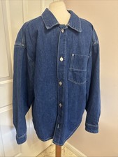 Zara Man Blue Denim Overshirt  Shirt Style Jacket Size XL New