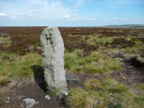 Photo 6x4 boundary stone - photo,