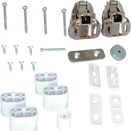 Door hinge fixing kit - fixing, for