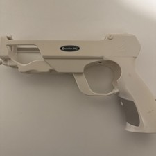 Nintendo Wii Gun Controller White Wireless GC, TESTED Competition Pro