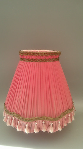 Vintage dusky pink pleated - ,