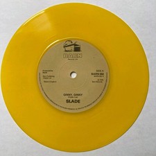 Slade - Ginny Ginny - Rare 1979  7" Yellow Vinyl Single -EX