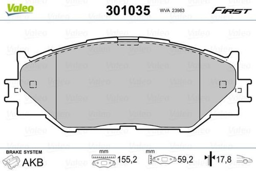 Front disc brake - front, valeo