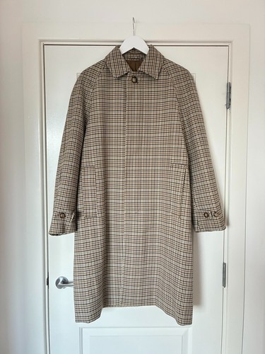 Men beige brown check - men’s,
