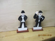 Laurel & Hardy Painted Wooden