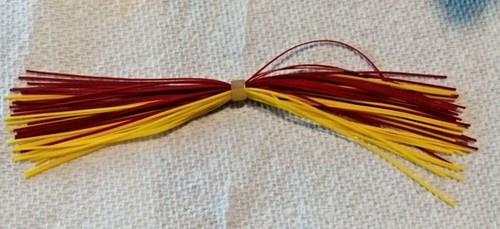 Bright yellow red bass - yellow,