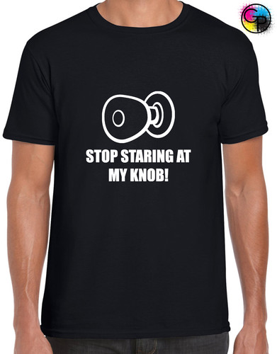 Stop staring knob - my, mens