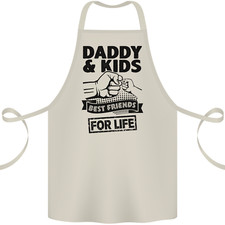 Daddy & Kids Best Friends Fathers Day Cotton Apron 100% Organic
