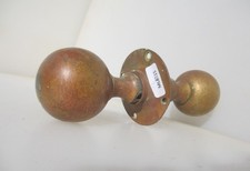 Victorian Brass Door Knobs Handles Old Rim Lock Antique 1 Vintage Plate