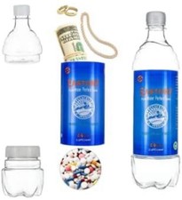 Omana 710ml Clear Stash Can Water Bottle Hidden Safe Storage (Read Desc)