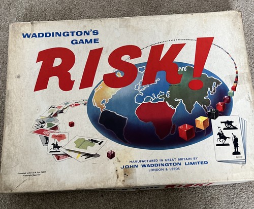 Vintage risk board game - board,