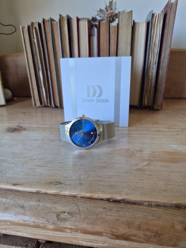 Danish design quartzwatch blue - quartzwatch,