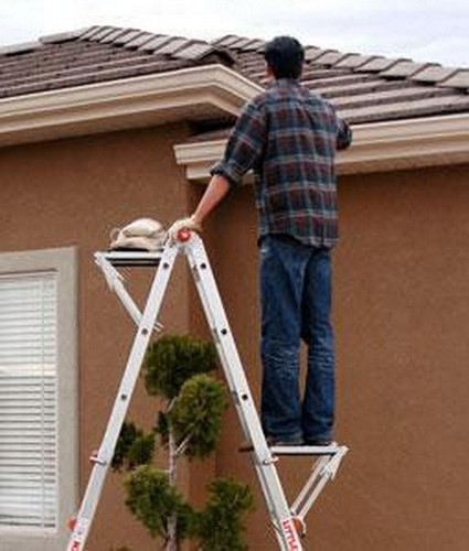 Ladder work platform accessory - ladder,