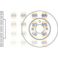 2x Brake Discs Vented For